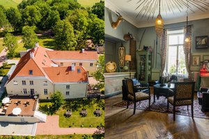 Kaimynai parduoda XIII amžiaus dvarą nuostabą keliančiu interjeru