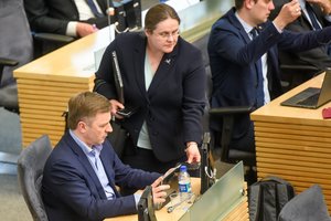 A. Širinskienė: „Atskirų valstiečių išsakyta parama I. Haasei buvo suderinta su R. Karbauskiu“