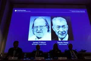 2018 m. medicinos „Nobelis“ – už kovą su vėžiu