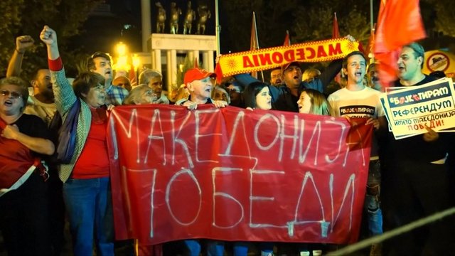 Makedonai referendume palaikė šalies pavadinimo keitimą