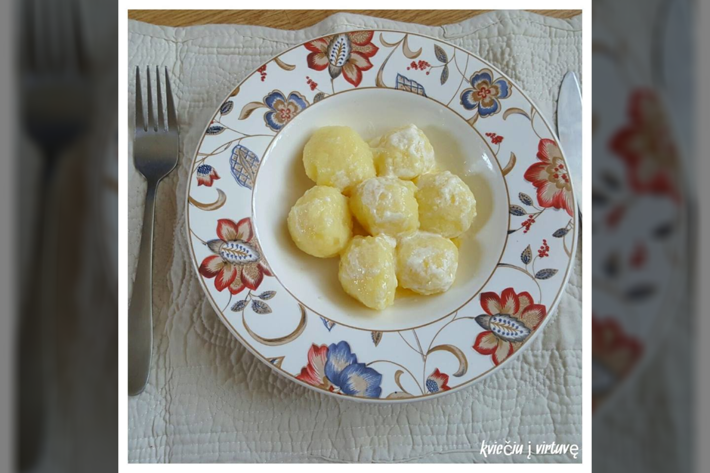  Šilkiniai bulvių kukulaičiai.<br> Nuotr. iš „Kviečiu į virtuvę“.