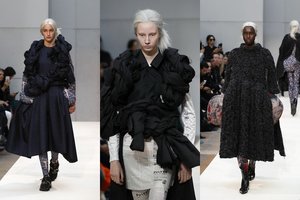 „Comme des Garçons“ kolekcijoje triumfavo blondinės