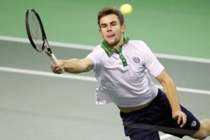  Laurynas Grigelis Italijoje nusileido blogesnį reitingą turėjusiam varžovui