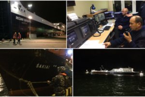 Klaipėdos uostą pasiekė degęs keltas: paviešino akimirką, kas žmonėms priminė „Titaniką“