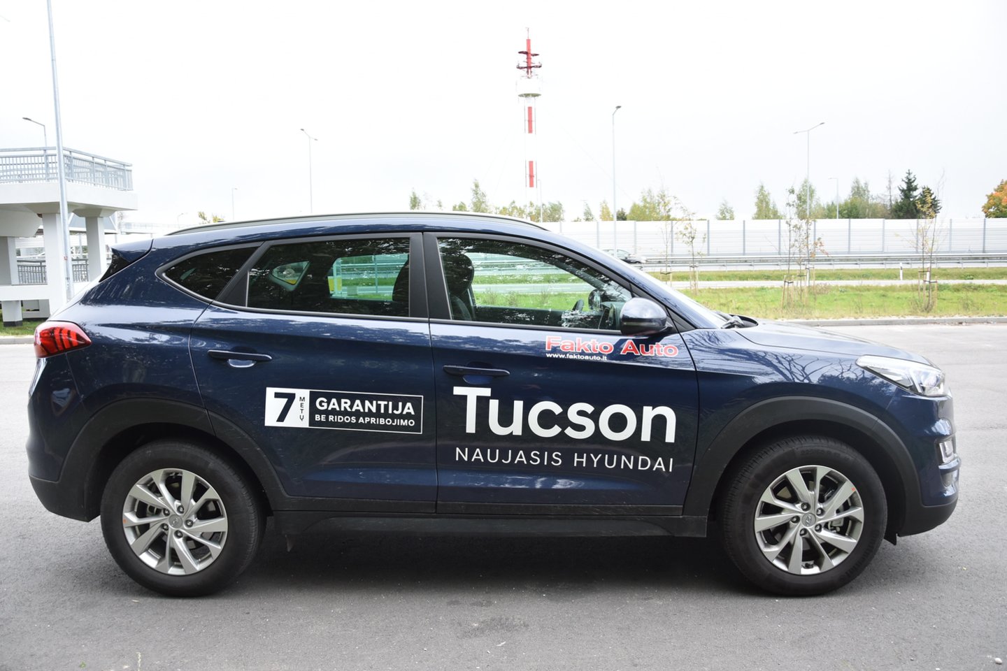  2018 metams atnaujintas „Hyundai Tucson“.<br> S. Rinkevičiaus nuotr.