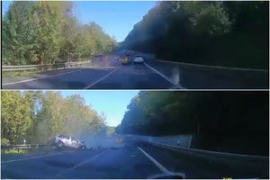 Užfiksavo šiurpią avariją – chuliganai su „Porsche“ ir „Ferrari“ pražudė žmogų