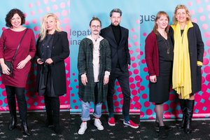 Į festivalio atidarymo šventę režisierių Romą Zabarauską atlydėjo mylimasis