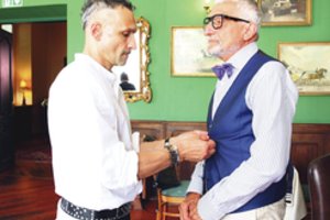 Seržas Gandžumianas iš JAV atvykusiam tėvui paruošė stulbinančią staigmeną