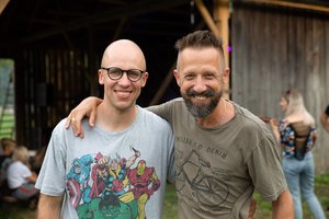 Linas Adomaitis savo sodyboje surengė privatų festivalį: dalyviai jau prašo pakartoti