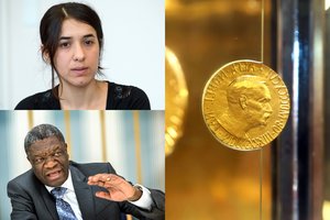 Paskelbta, kas laimėjo 2018-ųjų Nobelio taikos premiją