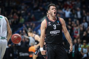Mūšyje su „Žalgiriu“ Vilniaus „Rytas“ versis be savo kapitono Chriso Kramerio