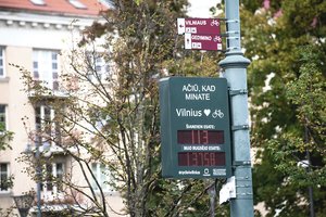 Vilniaus gatvėse pasirodė nematytos švieslentės