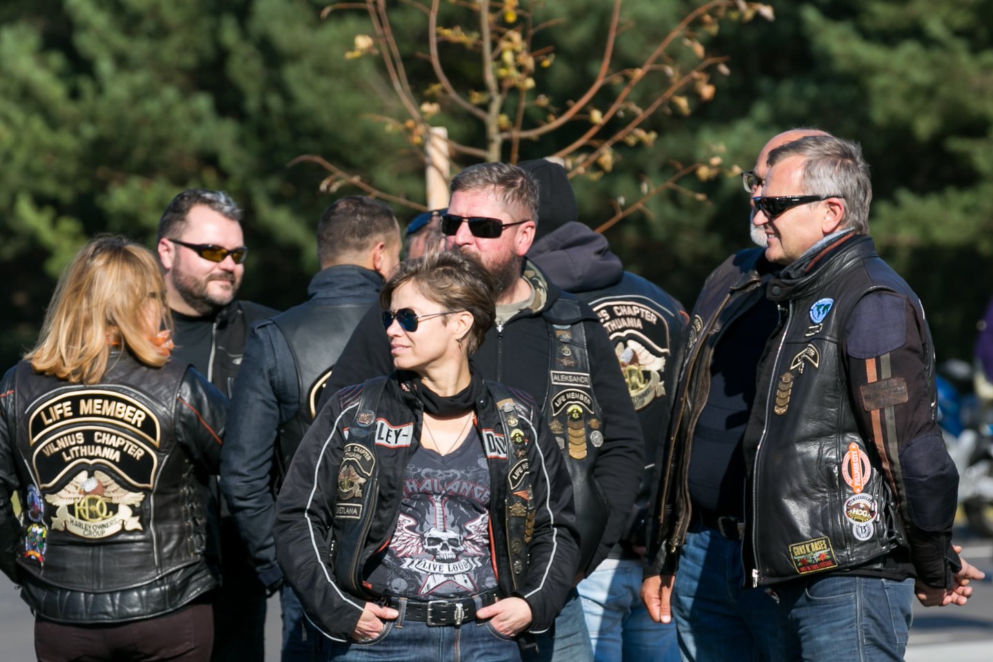 Oficialus motociklininkų sezono uždarymas Vilniuje kiekvienais metais vyksta pirmąjį spalio šeštadienį. <br>T.Bauro nuotr.
