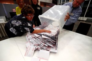 Latvijos rinkimuose – prokremliškos „Santarvės“ partijos triumfas