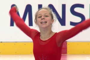 Čiuožėja Paulina Ramanauskaitė varžybose Slovėnijoje – 12-a