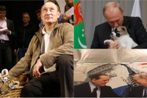 Gimtadienį švenčiančiam V. Putinui – keisčiausios dovanos iš norinčių jam įsiteikti
