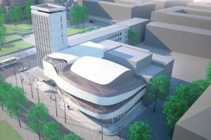 Uostamiestis pasipuoš nauja modernia meno erdve