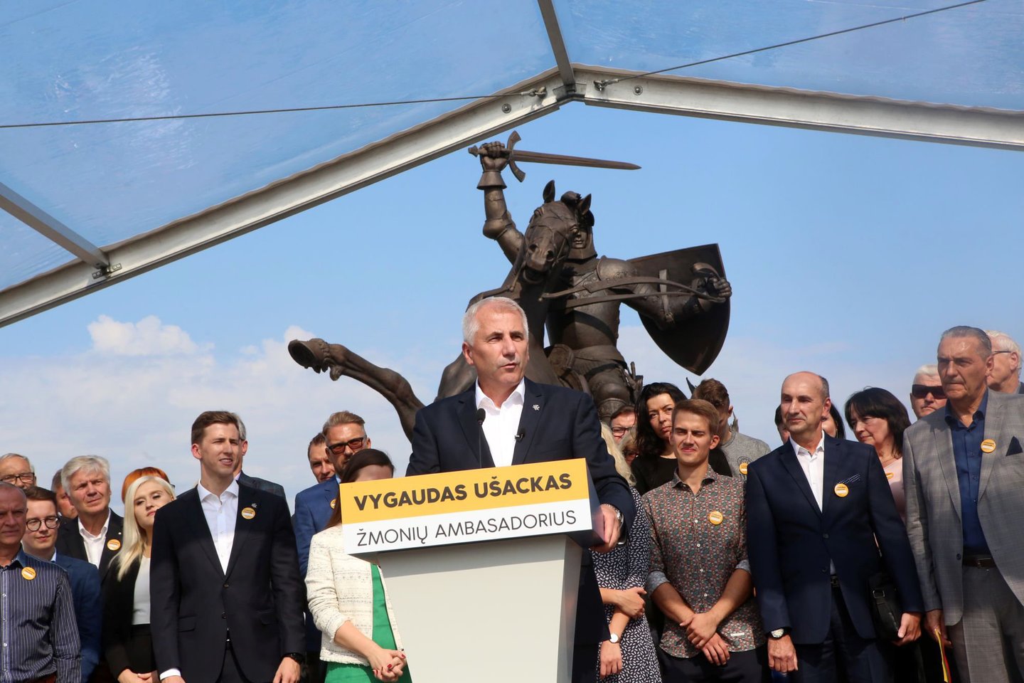 V.Ušackas paragino iki gruodžio mėnesio atidėti pirminius partijos kandidato į prezidentus rinkimus.<br>M.Patašiaus nuotr.