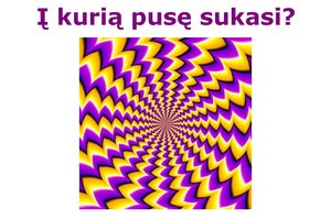 Į kurią pusę sukasi ratas? Tai rodo, ar standartiškai mąstote