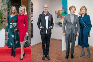 60-ies Audronė Bunikienė švytėjo italų menininko parodoje 