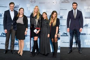 Lietuviško filmo premjeroje – Landsbergiai, Aušrinė Sabonytė ir Eglė Andreikaitė