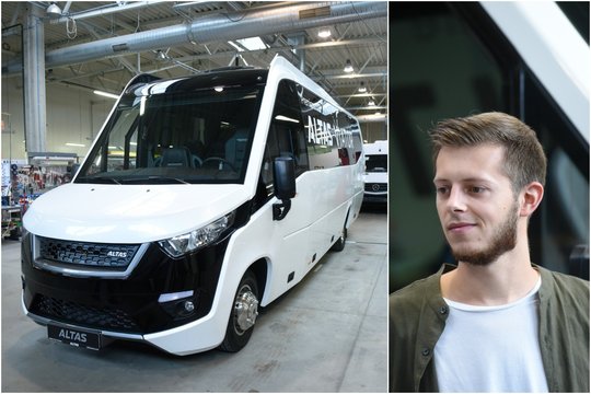 Lietuviai sukūrė prabangų autobusą: greitis buvo svarbesnis už kainą