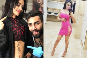 „Instagram“ žvaigždė išjuokta dėl tatuiruotės: per visą kūną – rašybos klaidos