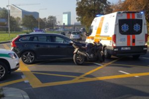 Vilniuje per avariją nukentėjo motociklininkas