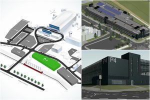 Vilniaus oro uoste iškils nauja daugiaaukštė automobilių stovėjimo aikštelė