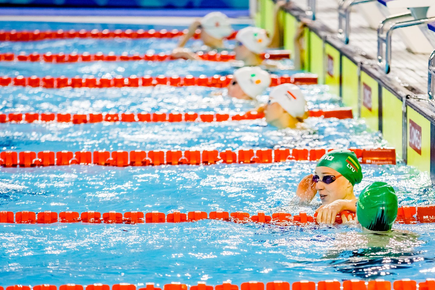 Lietuvos plaukikės jaunimo olimpinėse žaidynėse jau iškovojo du medalius.<br>K.Štreimikio nuotr.