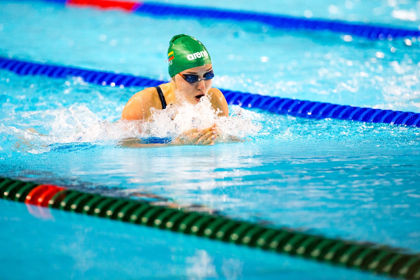 Lietuvos plaukikės jaunimo olimpinėse žaidynėse jau iškovojo du medalius.<br>K.Štreimikio nuotr.