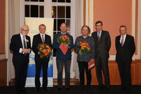 Rašytojui Alvydui Šlepikui ir vertėjui Markui Roduneriui Berlyne įteikta Georgo Dehio premija 