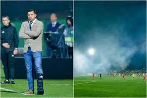 Vilniuje sau šventę surengęs Rumunijos treneris dūrė tiesiai į Lietuvos futbolo žaizdą