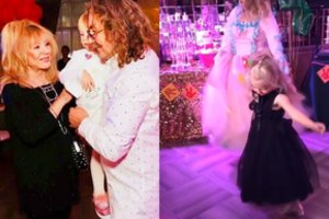 Alos Pugačiovos vaikai sužibėjo Igorio Nikolajevo dukros šventėje