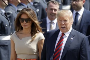 Melania Trump išsisuko nuo atsakymo, ar myli savo vyrą