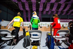 Šaulė G. Rankelytė jaunimo olimpinių žaidynių mišrių komandų varžybose užėmė šeštąją vietą