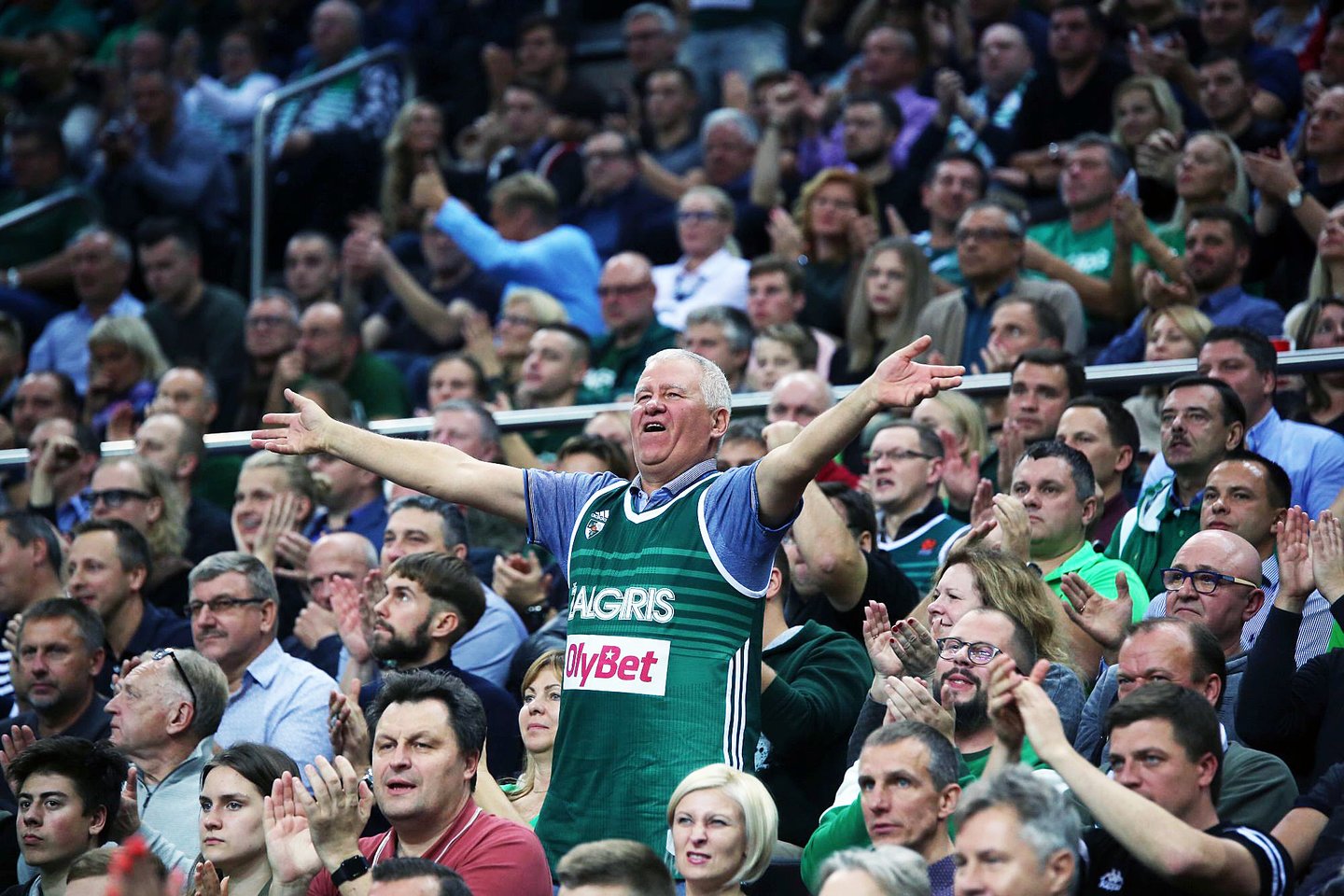 „Žalgirio“ ir „Baskonia“ rungtynės.<br> M.Patašiaus nuotr.