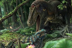 Atrasta nauja dinozaurų rūšis ir dydžiu ji mažai atsilieka nuo dinozaurų valdovo
