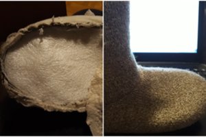 Prieš išmesdama nepatogius batus nutarė juos išardyti – radinys pašiurpino