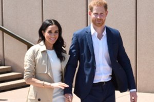 Pranešę apie nėštumą princas Harry ir Meghan Markle pirmą kartą pasirodė viešumoje