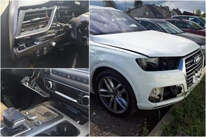 Vilniečių šeimos košmaras: kol atostogavo, vagys išdraskė jų „Audi“ mokamoje aikštelėje