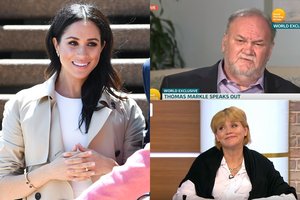 Purvus drabstanti Meghan Markle šeima pasisakė apie jos nėštumą