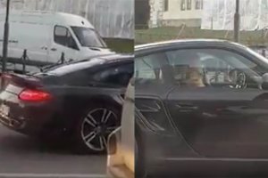 Pamatęs, ką automobilyje prie vaiko daro tėvas, nesusilaikė nenufilmavęs