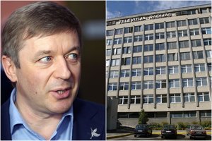 Išgirdęs apie alkoholį LRT būstinėje Ramūnas Karbauskis sukluso