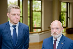 Liberalų kovoje R. Šimašius pareiškė: „Tikiuosi, kad E. Gentvilas sugrįš į protą“