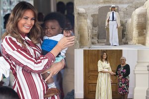 Prabangi Melanios Trump spinta sulaukė kritikos strėlių