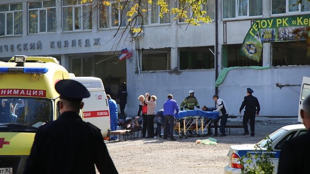 Krymo kolegijoje – šūviai ir sprogimas, yra žuvusių