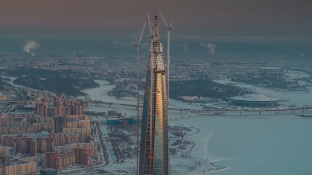 Rusai kelia kartelę Europai – baigia statyti aukščiausią dangoraižį žemyne