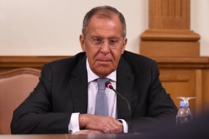S. Lavrovas: Rusija neleis pratybose dalyvausiantiems NATO laivams perplaukti į Azovo jūrą