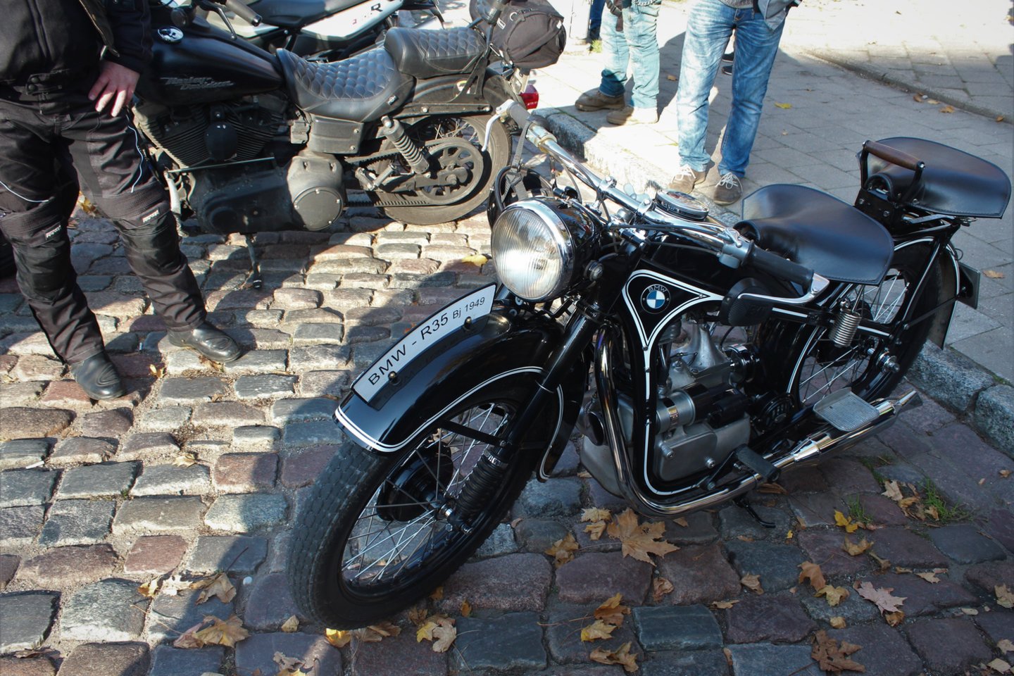 Unikalus vokiškas motociklas.<br>G.Pilaičio nuotr. 